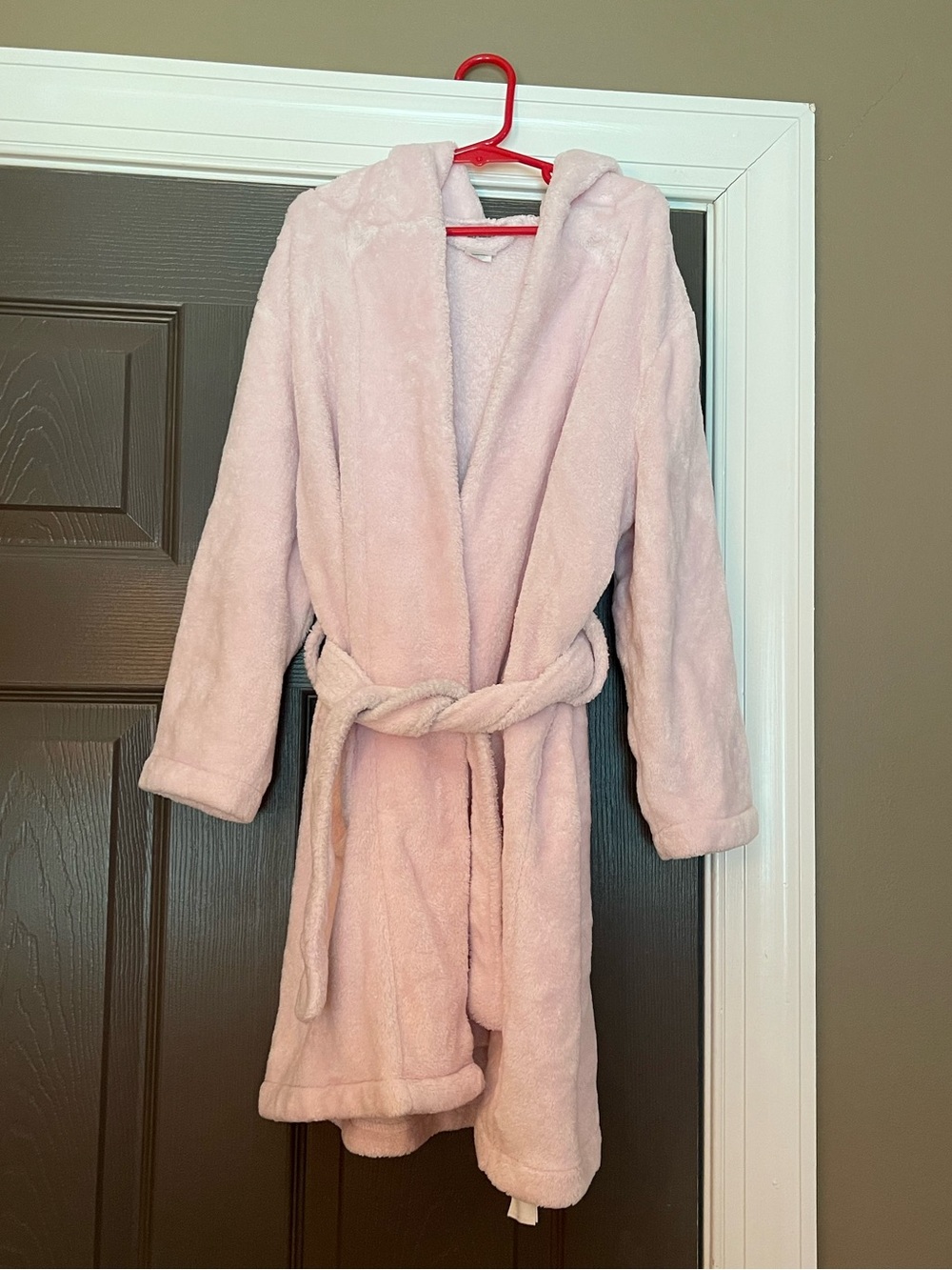Pottery Barn Kids - Light Pink Chamois Robe